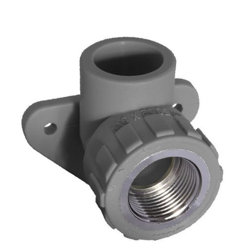 32001 CODO 90º PP-R CON SOPORTE HI METÁLICO - 25mm x 3/4"