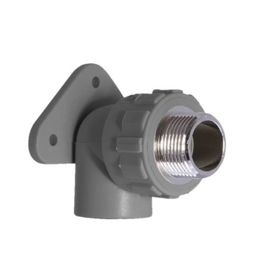 32201 CODO 90º PP-R CON SOPORTE HE METÁLICO - 25mm x 3/4"