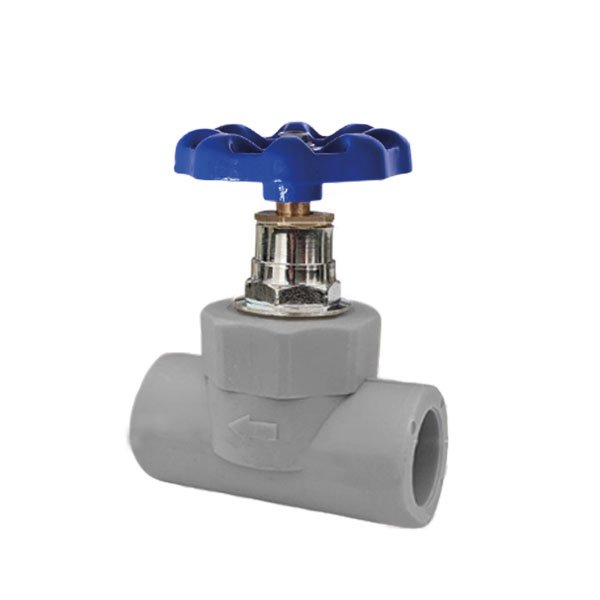 LLAVE DE PASO METÁLICA MANILLA AZUL PP-R - 25mm