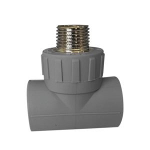 TEE PP-R FUSIÓN / HE METÁLICO - 20mm x 1/2"