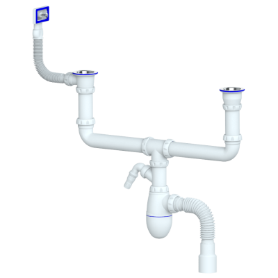 44010 SIFON LAVAPLATOS DOBLE B742VE